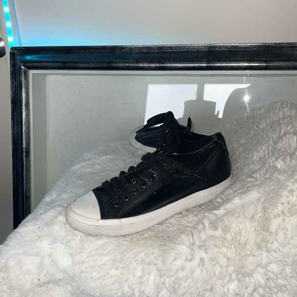 Coach Black Sneakers with Zipper Detail - Picture 3 of 8